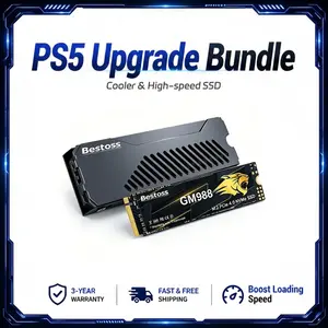 PS5 Upgrade SSD Bundle | 7350MB/s Gen4 NVMe + Metal Heatsink Kit,1TB,2TB