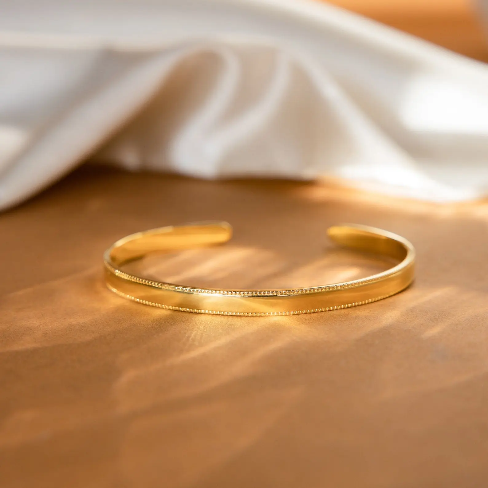 Alyssa Cuff Bracelet by Caitlyn Minimalist