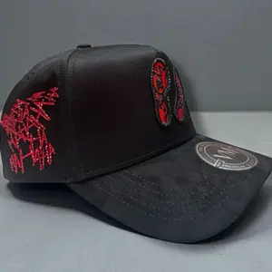 Hat suelita Roja Personalized Snapback Suede visor