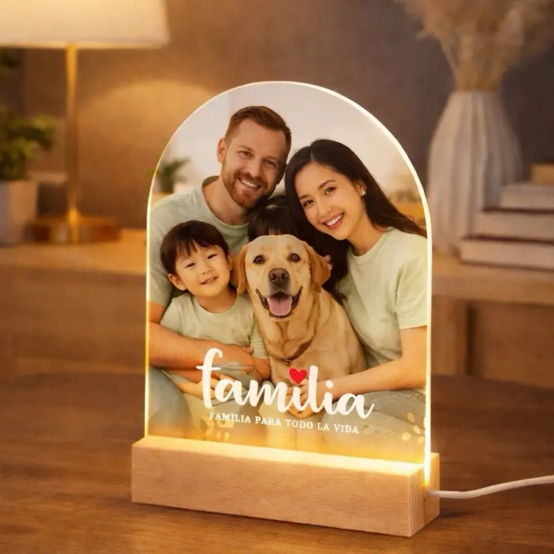 Cuadros personalizados de Acrílico con luces inferiores