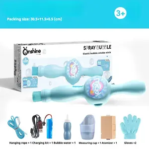 Fog bubbe machine, Magic smoke bubbe wand for Kids,  Parent-Child Fun, Kids Gifts, Children toys,Birthday Gift, Mother's must-have bubble solution bubbles with smoke bouncing  bubbles