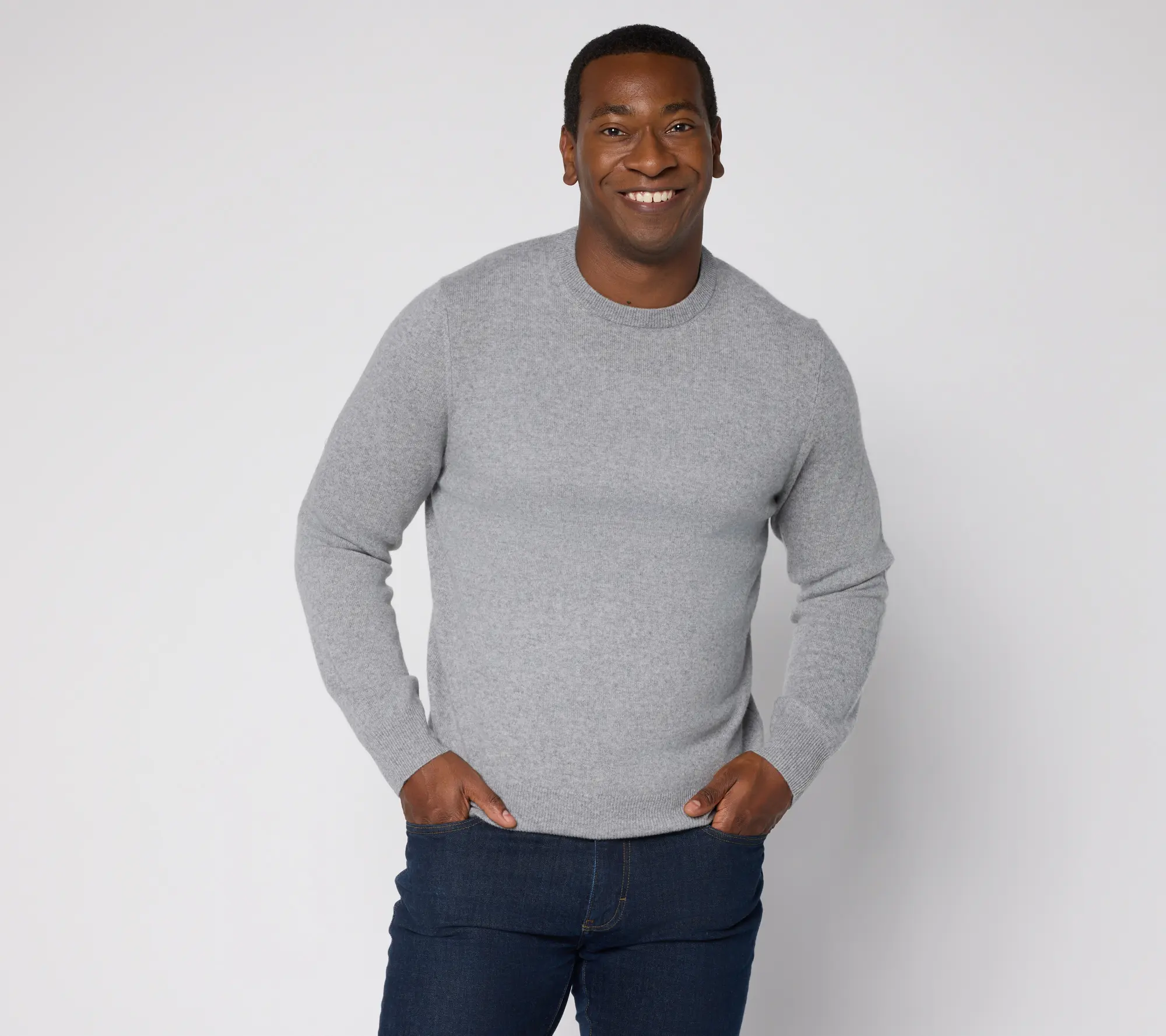 Naadam The Soft Collection 100% Cashmere Men's Crew Neck Sweater