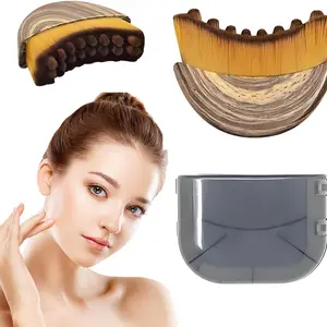 Lymphatic Contour Face Brush,Contour Face Brush for Lymphatic Drainage,Dry Lymphatic Drainage Massager,Ergonomically Designed to Fit The Skin Precisely,Facial Care Tool