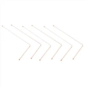 Copper Dowsing Rods - 99.9% Pure Copper 6PCS Divining Rods Energy Water Witching Detector
