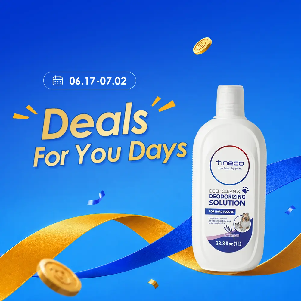 TINECO FLOOR ONE S5/S3/IFLOOR3/IFLOOR2/IFLOOR SERIES MULTI-SURFACE CLEANING SOLUTION: Lavender scent 33.8 FL OZ (1L) Household steammop steamercleaning Cleaner Scented Perfume, Floor Cleaner, Stain Remover