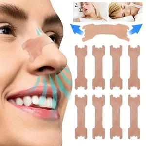 30 Pcs Anti-Snoring Nasal Strips, Breathable Adhesive Nose Stickers, Nasal Patch, Improve Sleep, Relieve Snoring, Unisex, Easy Application