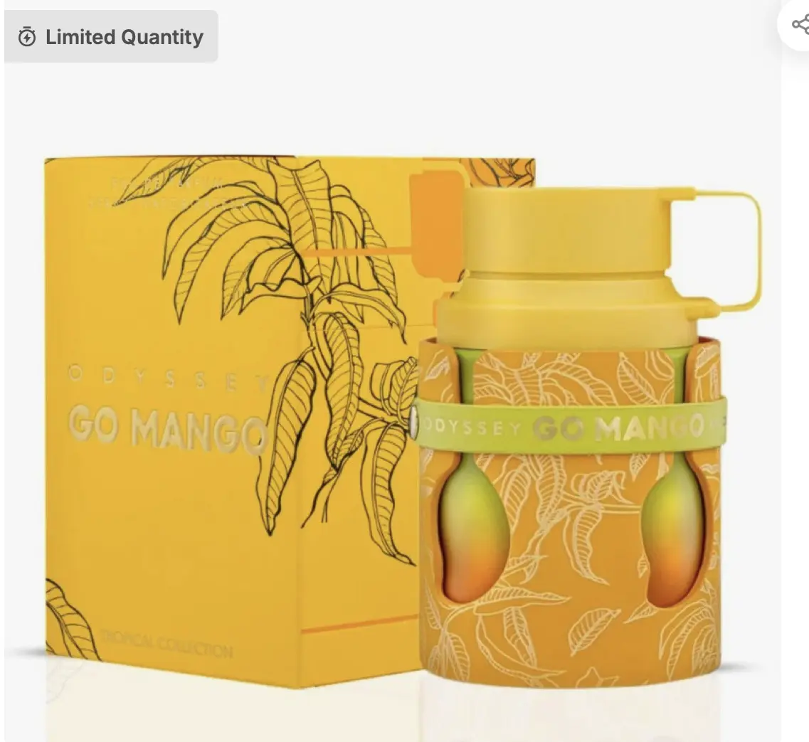 Armaf Odyssey Go Mango Eau de Parfum for Unisex 3.4 fl oz