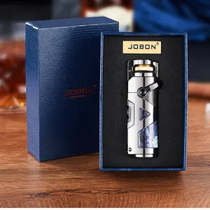 Outdoor Multifunctional Windproof Lighter with Rocker Arm, Personalized igniter, Design Full Metal Pocket Lighter, Refillable Feature for Long-Term Use, Great for Business Gift Collection, Durable Decorative Tool, Gift for Men (Without Fuel)