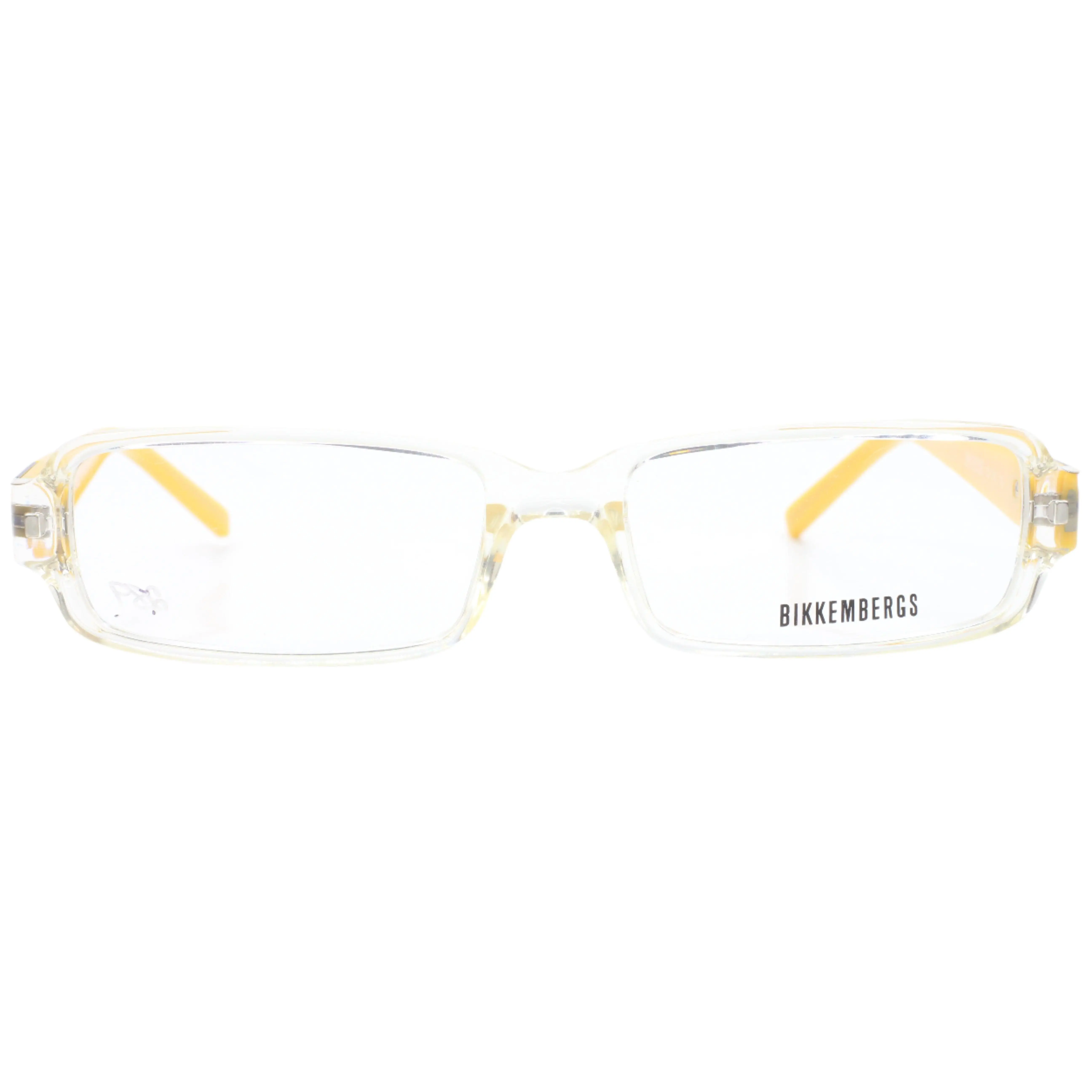 Bikkembergs BK06506 Crystal Clear Yellow Luxury Italy Eyeglasses -Ma