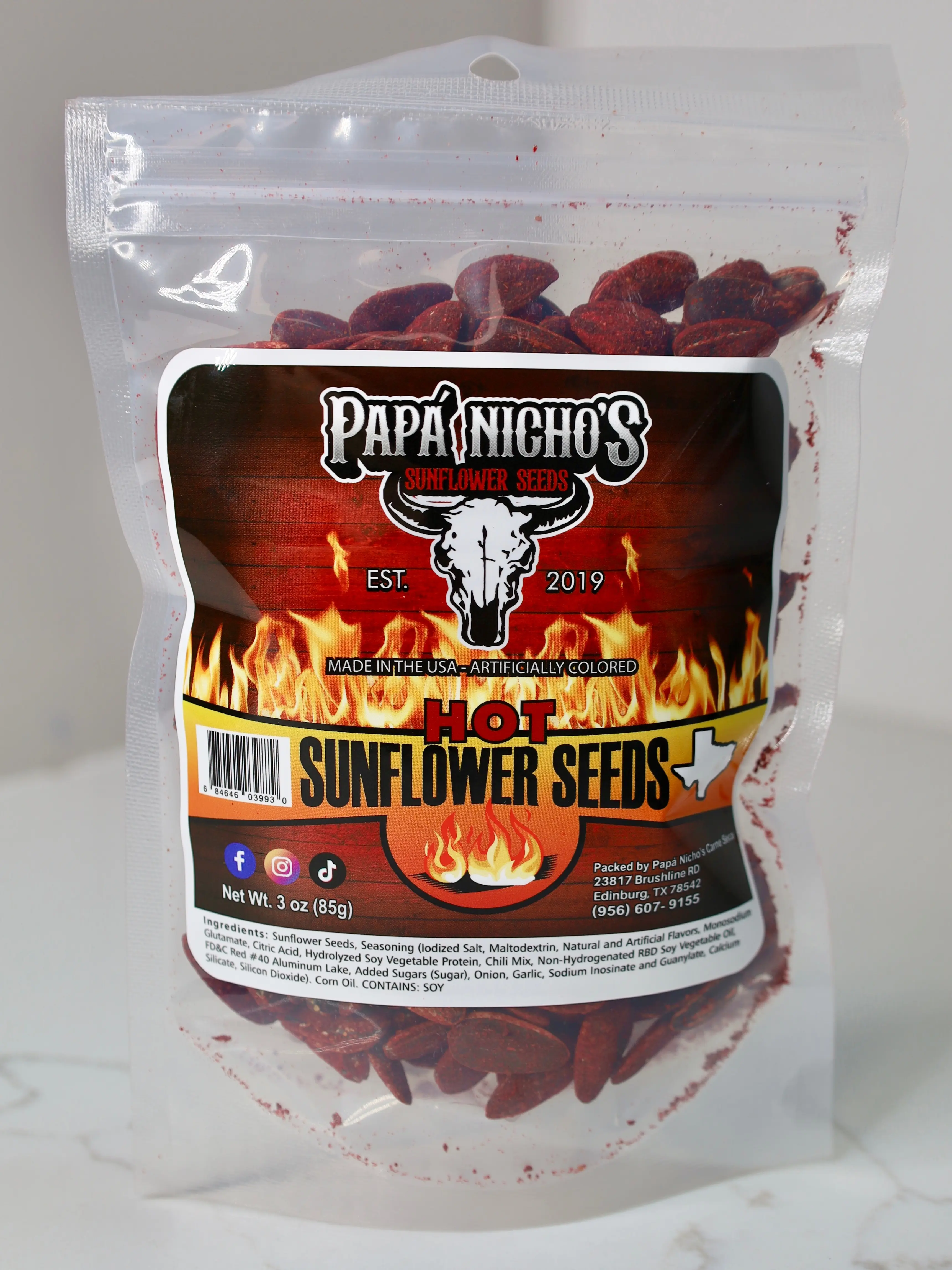 Papá Nicho’s Hot Sunflower Seeds