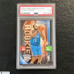 2009 Panini Adrenal XL James Harden PSA 5 EX RC Thunder