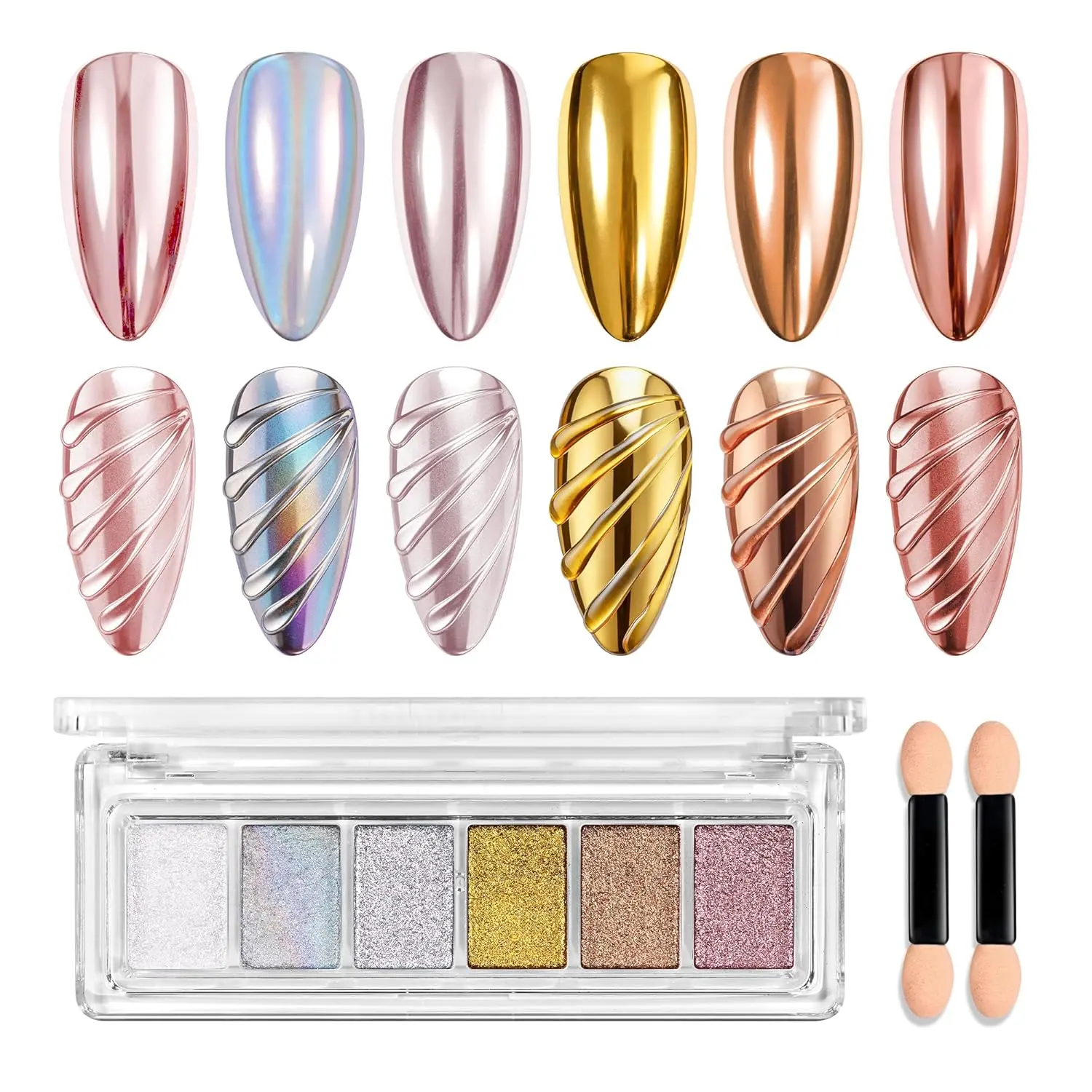 Beetles Chrome Nail Powder - Pearlscent Mirror Effect Metallic Holographic Aurora Iridescent Glitter Gold Silver Pearlescent Manicure Nail Art Decoration Glitter Gifts Beauty Products mothersdaygift Spring Nail Summer Nail Vacation Nail #SummerVibes Beetles Chrome Nail Powder - Pearlscent Mirror Effect Metallic Holographic Aurora Iridescent Glitter Gold Silver Pearlescent Manicure Nail Art Decoration Glitter Gifts Beauty Products mothersdaygift Spring Nail Summer Nail Vacation Nail #SummerVibes