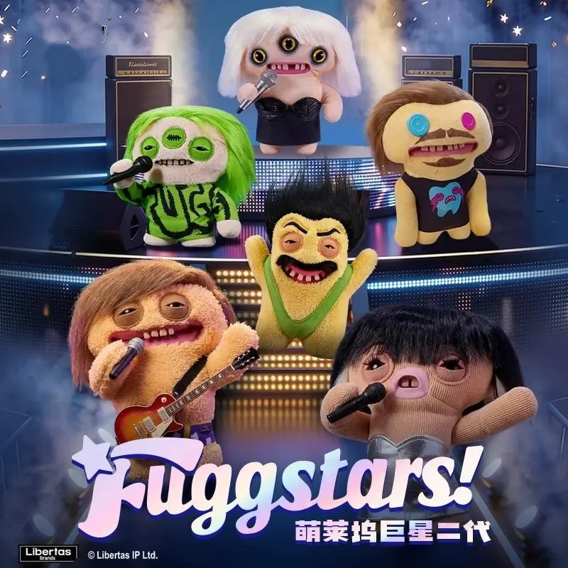 Fuggler Fuggstars! Gen2 series- 9" Eyelish,Fuggbie B, Mr. Fug, Fugrat, Fugglisa Collectible Plushie