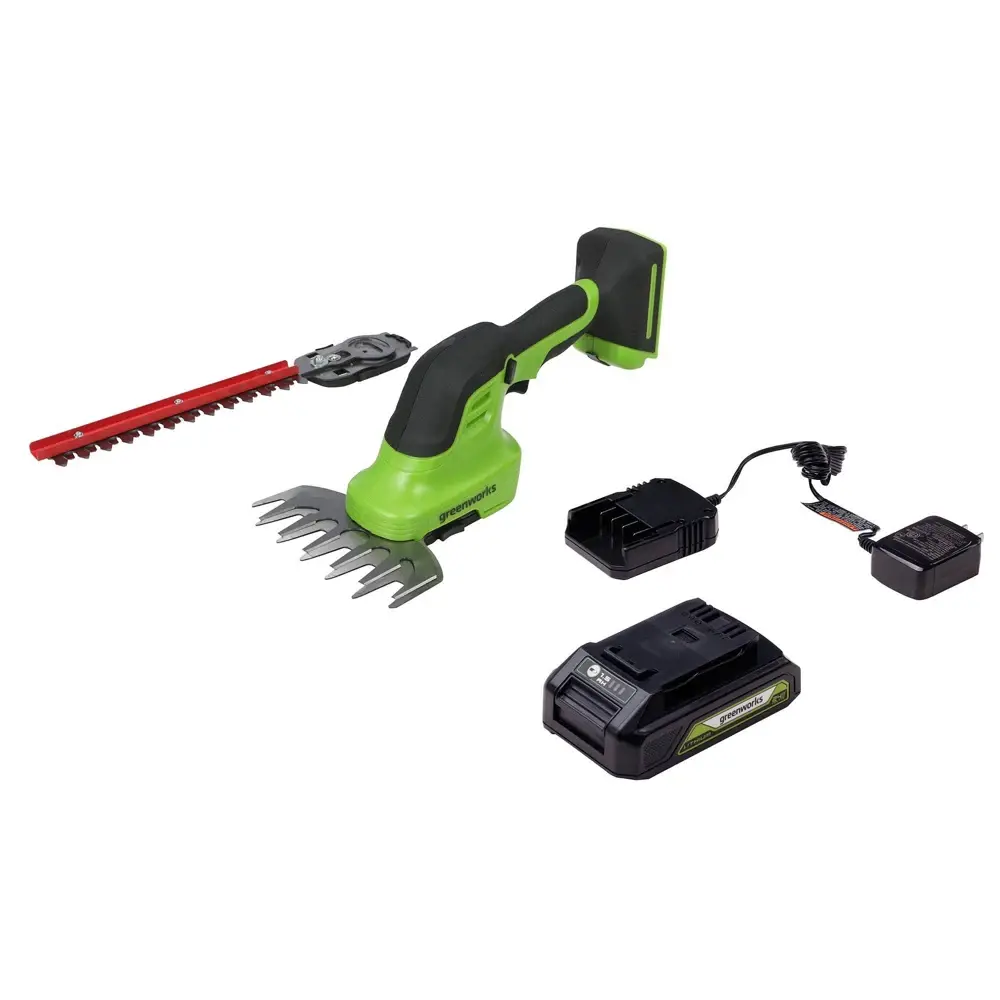 Greenworks 8" Shear Shrubber Hedge Trimmer