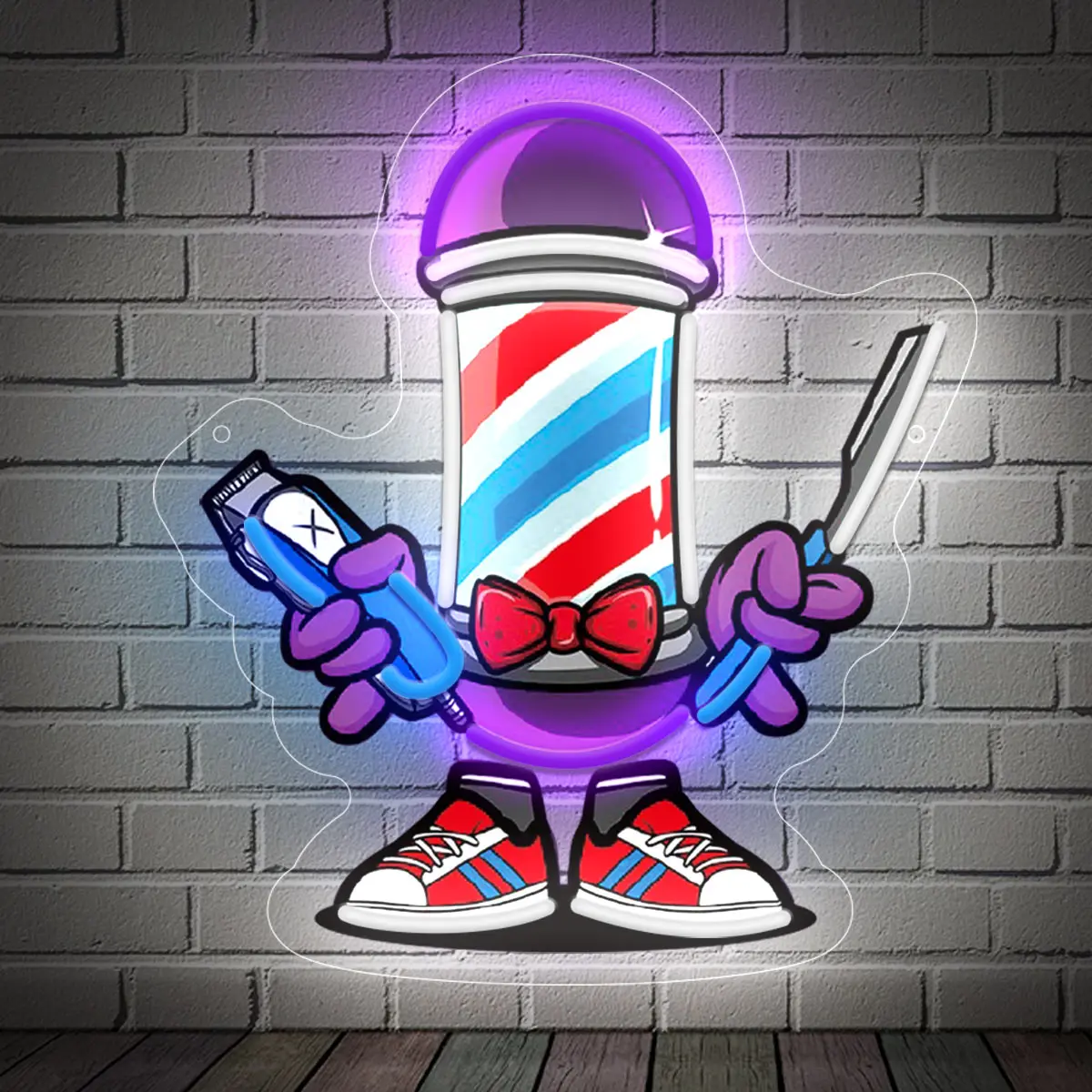 Barber Shop Signs Neon Lights ，Hair Salon Logos, and Wall Decor - Perfect for Hair Salons, Barber Shop Signs, USB-Powered, Dimmable Gifts