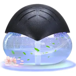 Water-Based Purifier Air Washer, Air Fresher with 7 LED Color Changing Mood Light for Home, Office, Room, Air Revitalizer and Freshener, Air Purifier Diffuser (No Essential Oils)