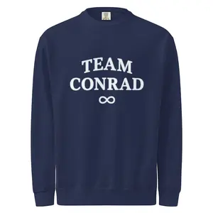 Cousins Beach Team Conrad tsitp merch Unisex garment-dyed sweatshirt measuring summers