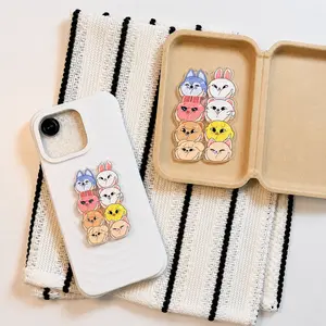 Kawaii Animal Friends MagSafe Phone Grip, Cute Bunny Cat Duck Acrylic Pop Socket, Magnetic Kickstand for iPhone Gift