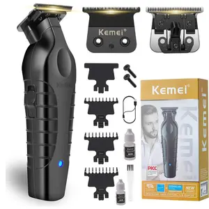 KM-2299 Cordless Professional Hair Clipper with Blade, 1200mAh Electric Hair Trimmer, USB Rechargeable Hair Grooming Machine for Men