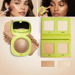 Bronze Pods & Eye Lights Bundle, Enhancing Bronzer Makeup, 1 Set Including 1count Bronze Pod 12g & 4 Counts Eye Lights Powders 4.3g Each, Powder Form, Suitable for All Skin Types