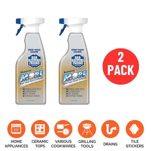 Bar Keepers Friend All-Purpose Cleaner remover More Spray + Foam 25.4 oz. 2 Pack