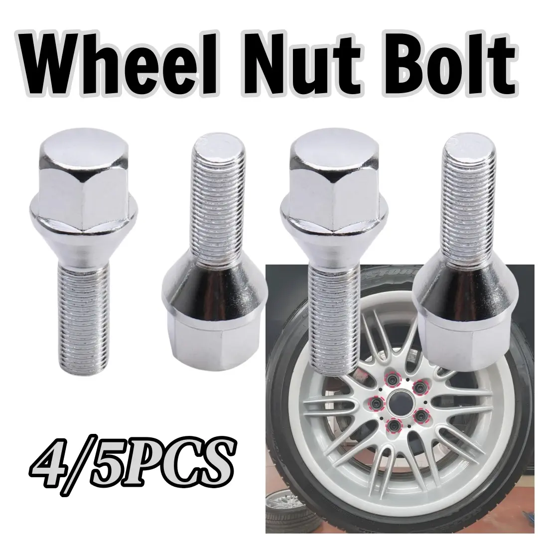 4/5 Piece Set Car Wheel HUB Tire Bolt Studs Extension Screws for Renault Cilo Fluence Scenic Opel Astra Corsa Vectra Zafira Meriva Automotive Car Accessories