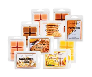 "Baker's Batch" Combo Set Of Five Bakery Scented Wax Melt Cubes - Banana Nut Bread, Cinnamon Roll, Snickerdoodle, Pumpkin Pie, Lemon Pound Cake