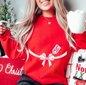 Christmas Maternity Sweatshirt - Funny Christmas Pregnancy Announcement Shirt, Holiday Pregnant Sweater, Mom To Be Xmas T-Shirt, New Mom Gift