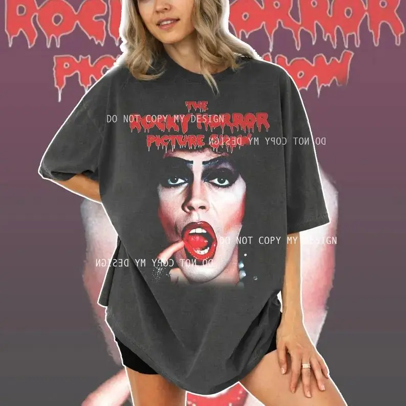 Limited Rocky Horror Picture Show T-Shirt: Tim Curry Frank-N-Furter Graphic Tee