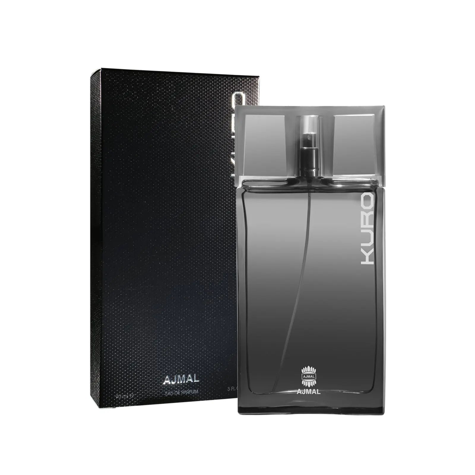 Ajmal Kuro Eau de Parfum for Men, 3.0 fl oz / 90 ml, Aromatic Spicy Woody Masculine Fragrance, Long Lasting Men’s Perfume, Made in Dubai