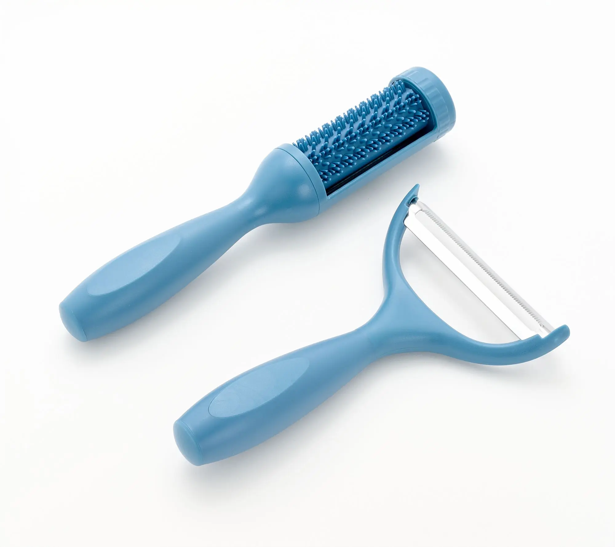 Henning Lee Peelers Set w/ Rotating Fruit & Veggie Blade and Brush