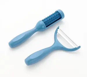 Henning Lee Peelers Set w/ Rotating Fruit & Veggie Blade and Brush