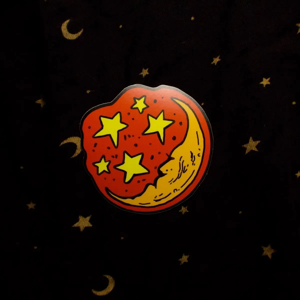 Vintage Moon Stars Sticker