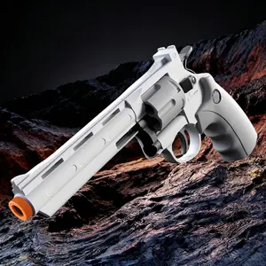 Revolver Toy Model, Foam Dart Launcher Toys Outdoor Game & Festival Gifts