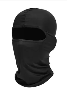 Mens Black Ski and Snowboard Full Face Cover Neck Warmer Windproof Breathable Anti-UV Mask