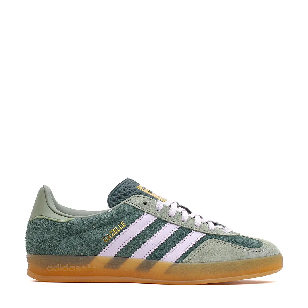 adidas Gazelle Indoor Mineral Green Silver Dawn JI0323 Men's Fashion Sneaker New