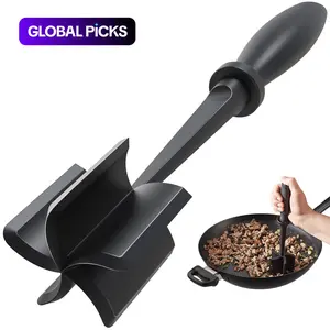 Handheld Meat Chopper, Non-Stick Meat Mincer and Manual Hamburger Meat Masher, Chicken Shredder Tool, Multifunctional Kitchen Cooking Accessory, Meat Shredding Machine, Meat Shredders #GLOBAL PICKS