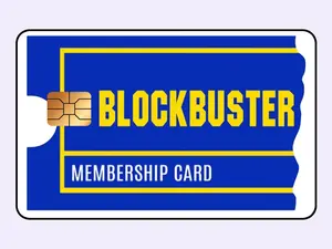 Blockbuster Membership Card - Durable, Waterproof, Dustproof Credit/Debit Card Skin for Everyday Use and Travel Protection