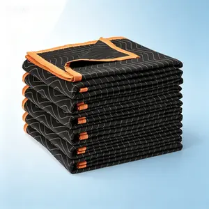 Heavy-Duty Moving Blankets Tear-Resistant 72" x 40" Pack of 6 Reusable Furniture Protectors for Moving and Storage Durable Padding Covers