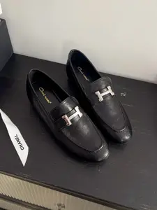 Women's Comfortable Lightweight PU Leather Loafers, Invisible Height Increase 5cm, Slip-On Driving Shoes, Business Casual Dress Flats, Footwear