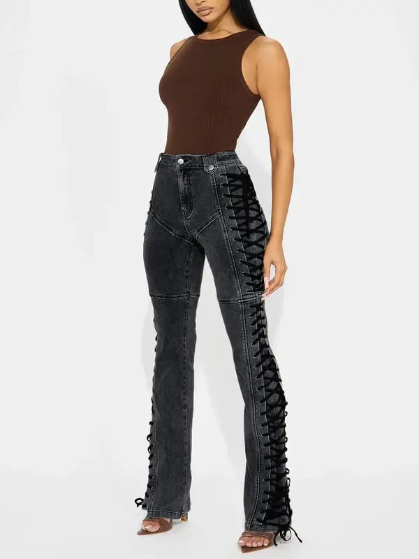 amazon flare pants - TikTok Shop