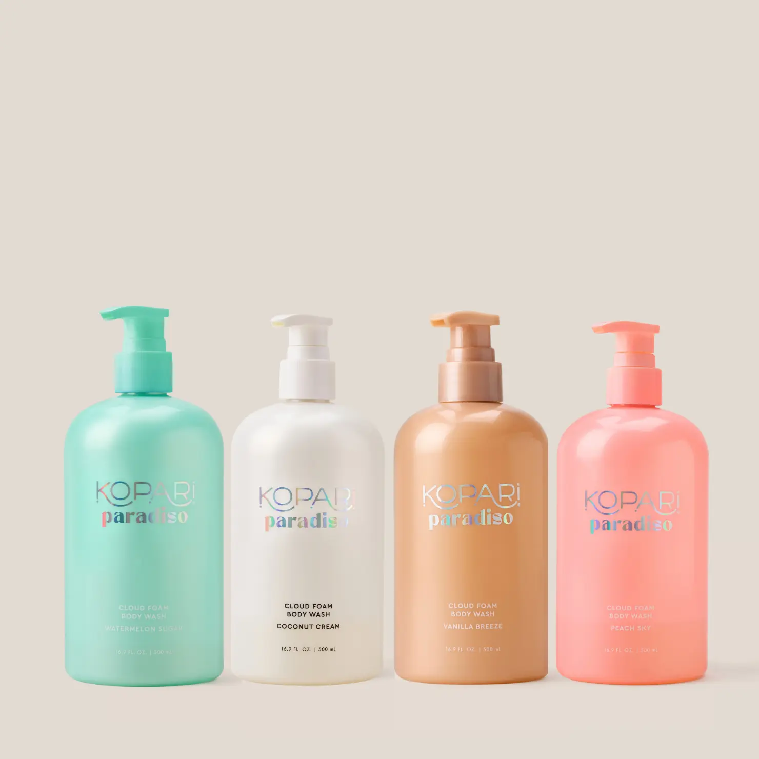 Kopari Sunkissed Suds Shower Set – Save $18 on 4 Full-Size Scented Body Washes