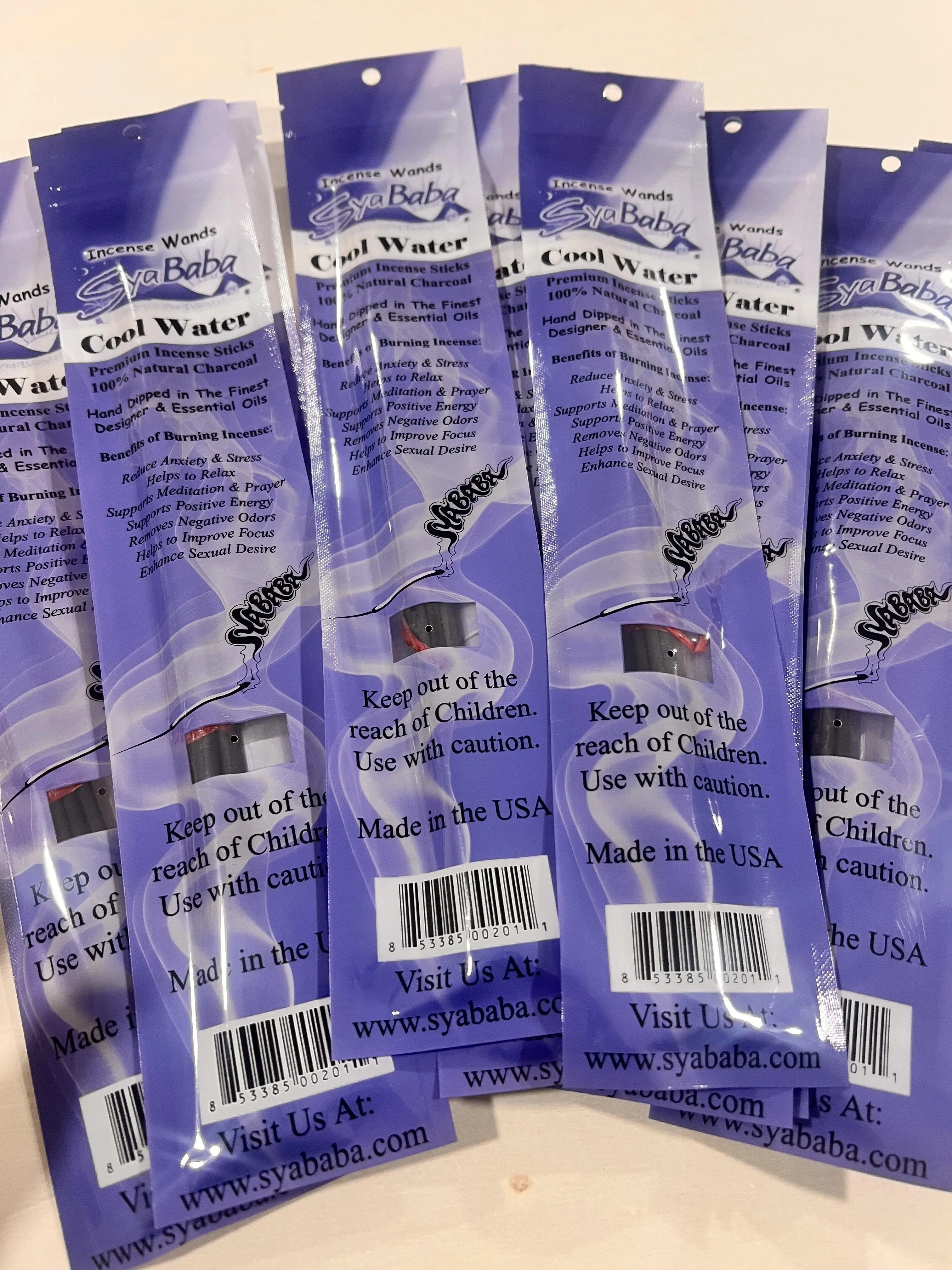 12-Piece Identical Flat Pack Aroma Incense Wands Bundle, Home Fragrance Freshener for Home Supplies Use
