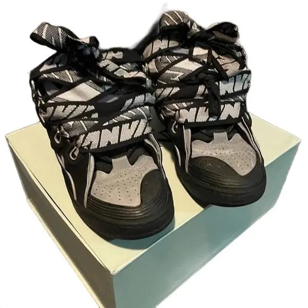 Lanvin Curb Sneakers Reflective - Closed Athletic Design with Reflective Features