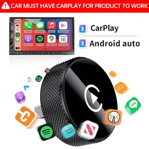 【Summervibes】YURNLV 2026 New CarPlay Adapter — Wired-to-Wireless Converter, Compatible with iPhone/Android, Compact and Portable