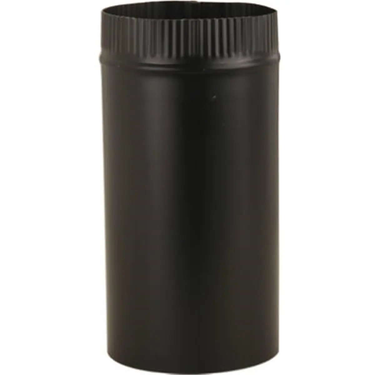 212 MAIN Black Metal Stove Pipe - 4x24 in, 28 GA, Imperial Manufacturing BM0344, Pack of 10, 4 X 24 In