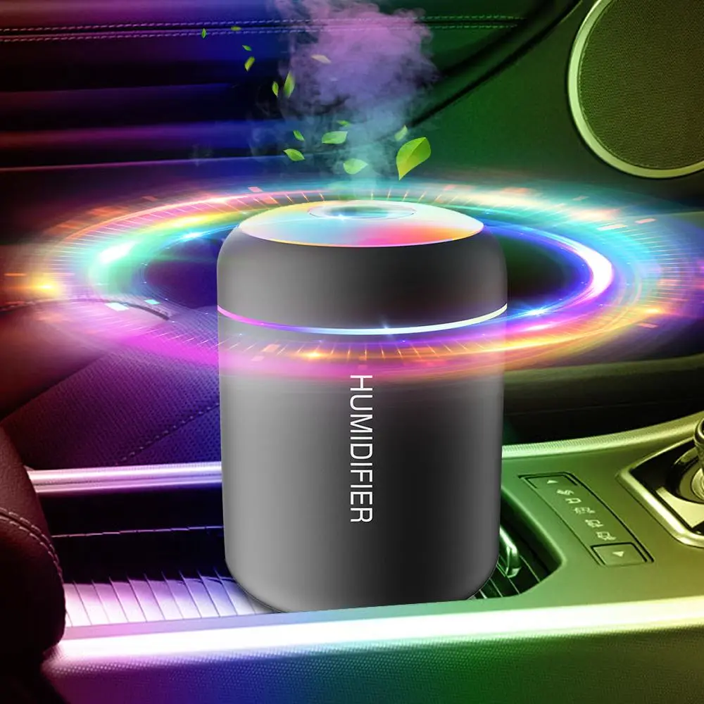 Colorful LED Mini Air Humidifier, USB Powered Automotive Aroma Diffuser, Car Essential Oil Aromatherapy Machine, Car Aromatherapy Machine, Car Smell P