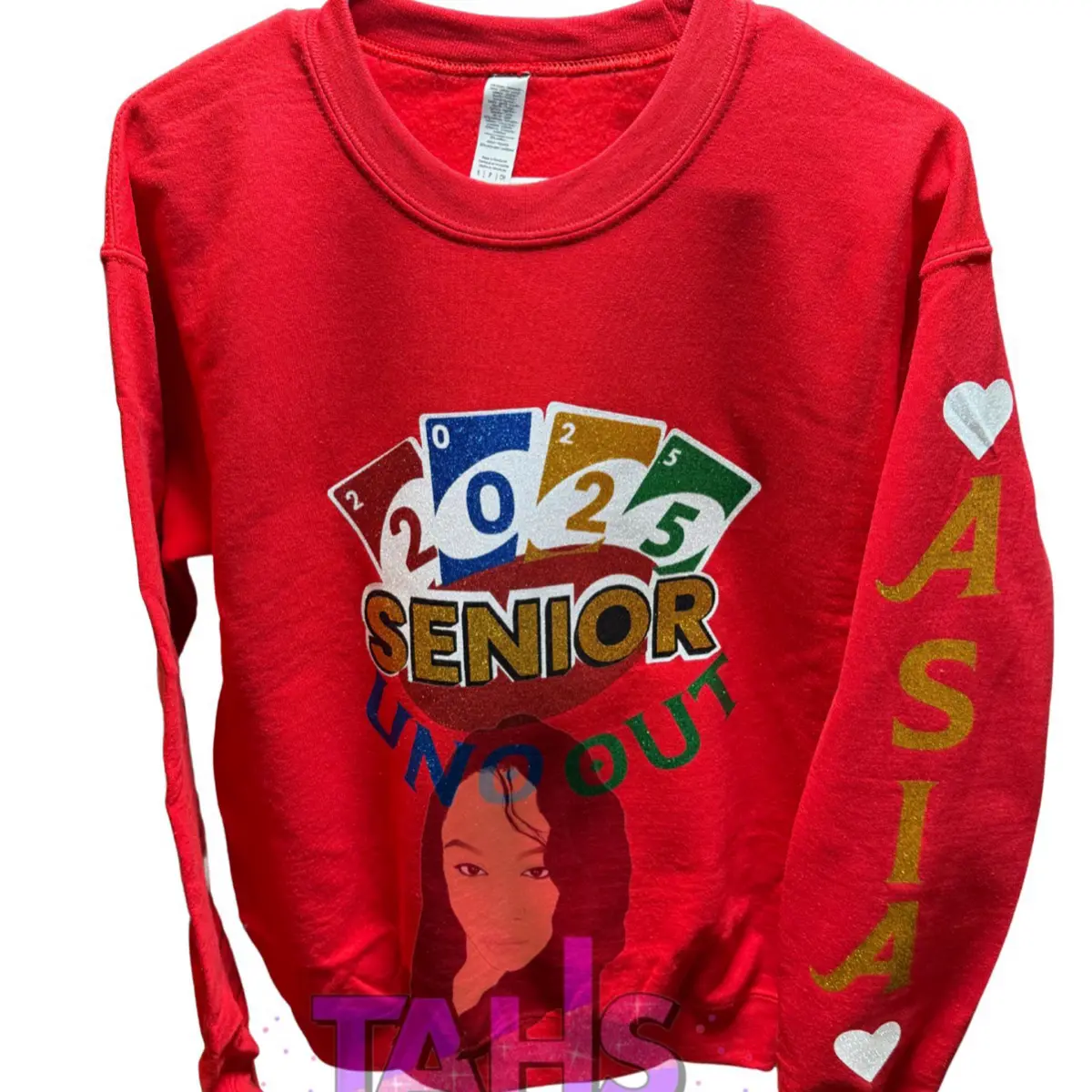 Senior 2025 “Uno”crewneck sweater