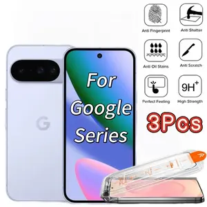 Google Pixel Series Accessories HD Screen Protector Film, Tempered Glass Protection, Easy Install Design, No Bubble Installation, Durable & Clear