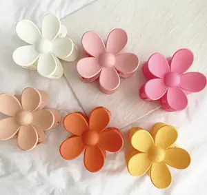 Flower 3-Inch Hair Clips for Women - Fashion Hair Pins